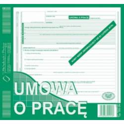 DRUK UMOWA O PRACĘ 2/3 A4, 40 str., Michalczyk 500-2