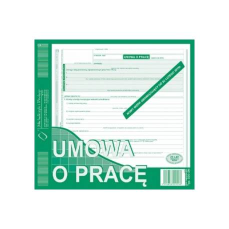 DRUK UMOWA O PRACĘ 2/3 A4, 40 str., Michalczyk 500-2
