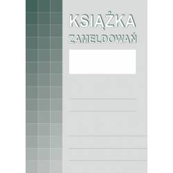 KSIĄŻKA ZAMELDOWAŃ A4, A 20 str., Michalczyk 830-1