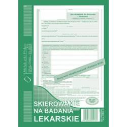 DRUK SKIEROWANIE NA BADANIE LEKARSKIE A5, 40 str., Michalczyk 850-3