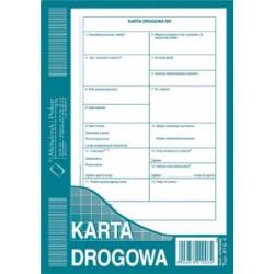 KARTA DROGOWA - NUMEROWANA A5, 50 str., Michalczyk 815-3-N