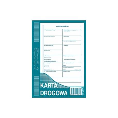 KARTA DROGOWA - NUMEROWANA A5, 50 str., Michalczyk 815-3-N
