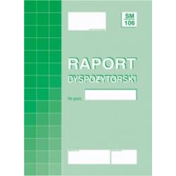 DRUK RAPORT DYSPOZYTORSKI A4, 40 str, Michalczyk 804-1