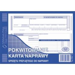 KARTA NAPRAWY Z POKWITOWANIEM A5, 80 str., Michalczyk 600-3