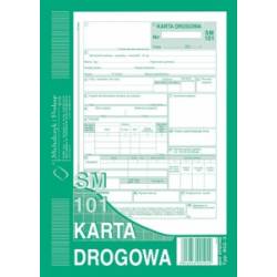 KARTA DROGOWA - (samochód osobowy) - numerowana A5, 80 str., Michalczyk