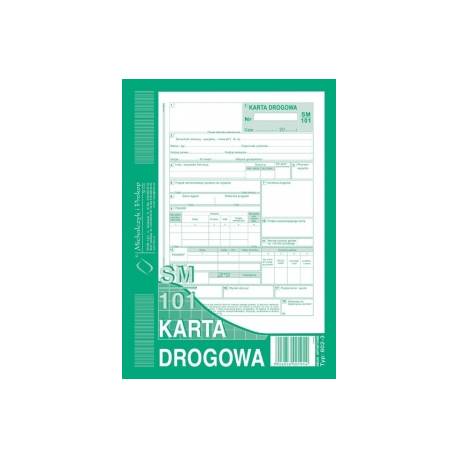 KARTA DROGOWA - (samochód osobowy) - numerowana A5, 80 str., Michalczyk
