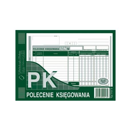 DRUK PK POLECENIE KSIĘGOWANIA A5 pozioma Michalczyk 412-3