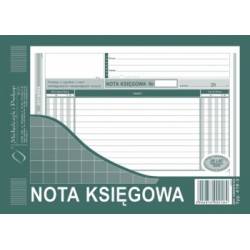 DRUK NOTA KSIĘGOWA A5, 80 str., Michalczyk 416-3