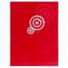 Teczka kartonowa z gumką Leniar, gr.-1cm, 315x435mm (5 szt) czerwony