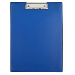 Deska z klipsem, Clipboard Biurfol, podkładka z klipem A4, niebieski