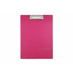 Deska z klipsem, Clipboard Biurfol, podkładka z klipem A4, pink