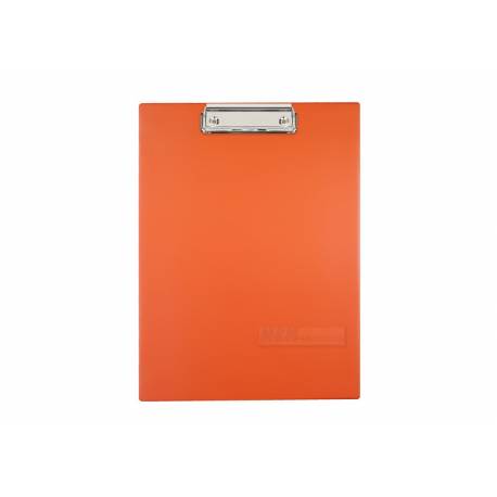 Deska z klipsem, Clipboard Biurfol, podkładka z klipem A4, orange