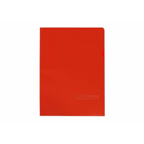 Ofertówki PCV kolorowe Biurfol, A4 typ-L gr-200 mic. (25 szt) czerwony
