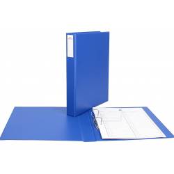 Akta osobowe, segregator teczka pracownicza, 4 cm, 2 ringowy, D-25, niebieski