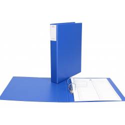 Akta osobowe, segregator teczka pracownicza, 4,5 cm, 2 ringowy, D-35, niebieski