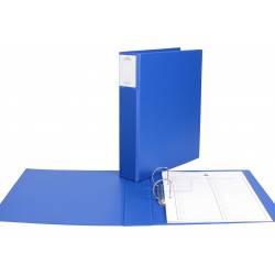 Akta osobowe, segregator teczka pracownicza, 5,5 cm, 2 ringowy, D-40, niebieski
