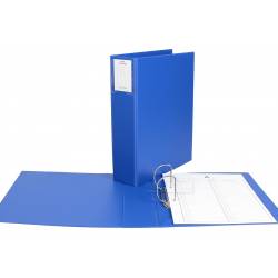 Akta osobowe, segregator teczka pracownicza, 6,5 cm, 2 ringowy, D-52, niebieski