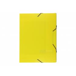 Teczka z gumką PP pudło Biurfol TG03, żółty