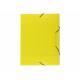 Teczka plastikowa, teczka z gumką na dokumenty A4, Biurfol 4 cm, żółta