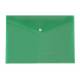 Teczka kopertowa A4, koperta plastikowa na zatrzask, satynowa zielona