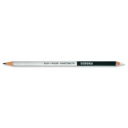 Ołówek grafitowy z gumką w ołówku, 2B, Koh-i-noor SUDOKU