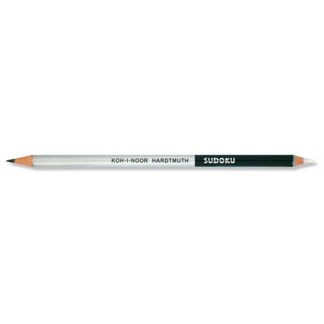 Ołówek szkolny, grafitowy ołówek z gumką, SUDOKU Koh-i-noor
