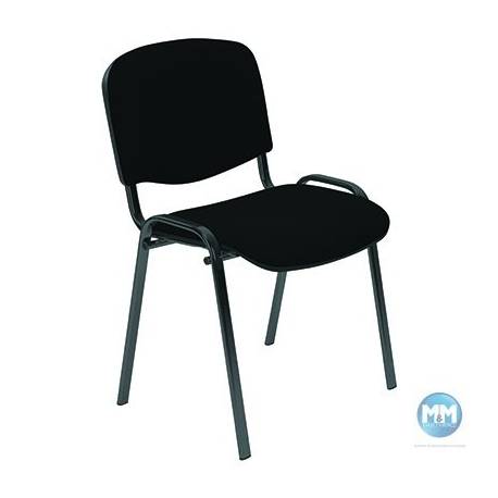 Krzesło konferencyjne ISO black CU-4 beżowo-brązowy