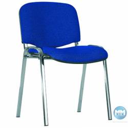 Krzesło konferencyjne ISO chrome CU-14 niebiesko-czarny