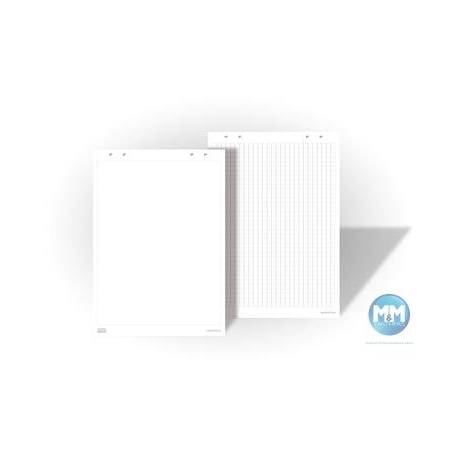 Blok do flipchartów tablic 100x64 cm, 20 kartek gładki Interdruk
