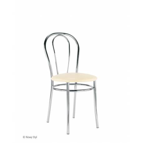 Krzesło TULIPAN chrome V-17 miodowy