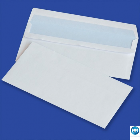 Koperty DL wymiary 110x220 mm, koperty SK samoklejące białe 25szt.