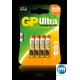 Bateria ULTRA alkaiczna LR03 (4szt) AAA 24AUKF-U4 GP