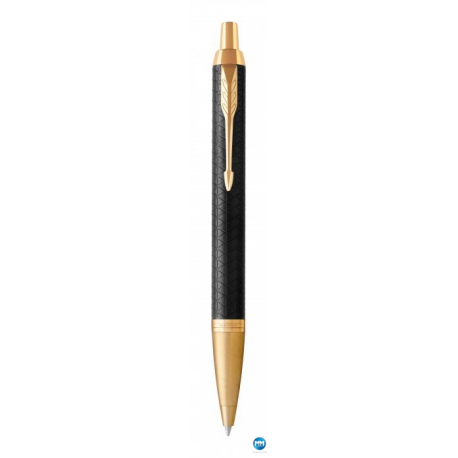 Długopis Parker IM Premium Black GT, wkład niebieski, giftbox, Parker 1931667