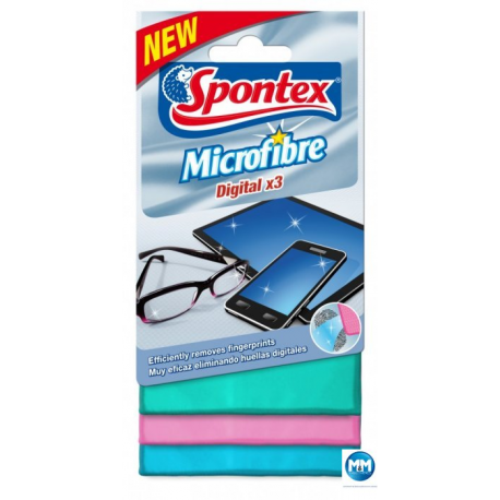 Ściereczka do okularów i smarfonów Microfibre Digital Spontex