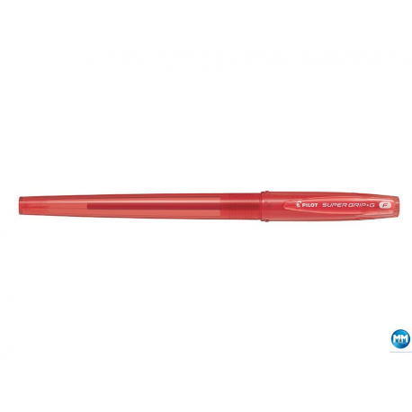 Długopis Pilot Super Grip G, olejowy, ze skuwką, czerwony