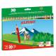 Kredki ołówkowe Alpino Classic 30 kolorów
