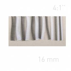 Grzbiet spiralny A4, O.COIL 4:1 (49 pętli) 16mm białe 100szt.