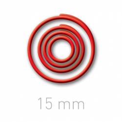 Plastikowe kółeczka do ręcznego bindowania, O.easyRING 15 mm, czerwony