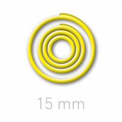 Plastikowe kółeczka do ręcznego bindowania, O.easyRING 15 mm, żółty