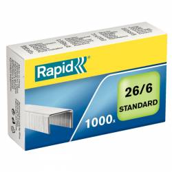 Zszywki Rapid Standard 26/6 1M (1000 szt) 