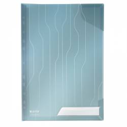 Folder Leitz Combifile, usztywniony, niebieski przezroczty, folia 3 sz