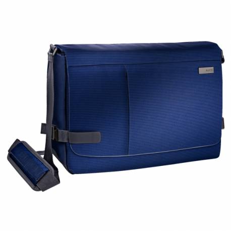 Torba na laptopa 15 cali, torba Leitz Complete Messenger na laptopa 15,6, tytanowy błękit
