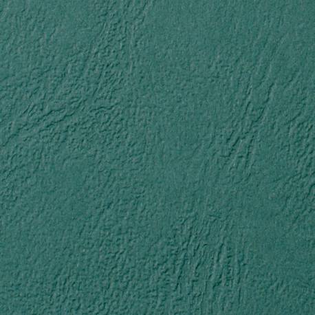 Okładki do bindowania skóropodobne GBC LeatherGrain, A4, 250 gm2, ciemnozielone 