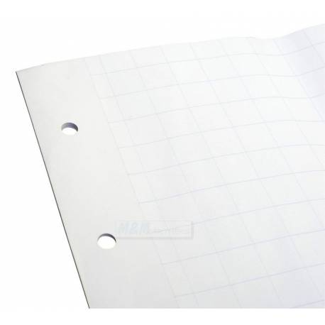 Blok do flipchartów 640x955 mm, 20 kartek, flipchart papier krata