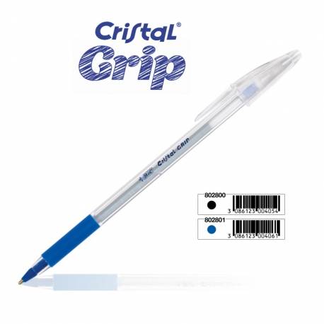 Długopis Bic Cristal Grip,1 mm, czarny