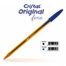 Długopis Bic Cristal fine, końc-0.8 mm, czarny