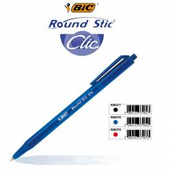 Długopis ROUND STIC CLIC niebieski BIC