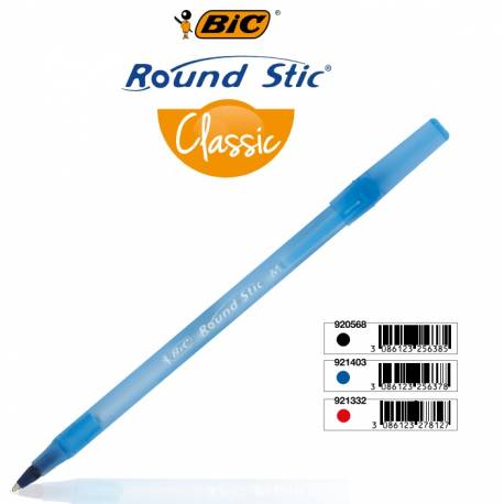Długopis Bic Round Stic,1 mm, czarny
