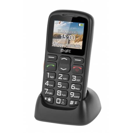 Telefon GSM dla Seniora M-LIFE ML0639 ze stacją dokującą