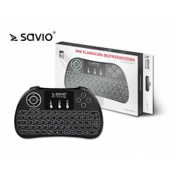 Klawiatura bezprzewod SAVIO KW-01 do TV Box, Smart TV, PS3, XBOX360